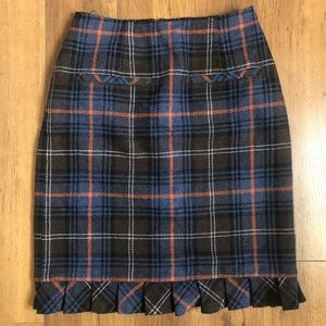 Cabi Plaid Skirt